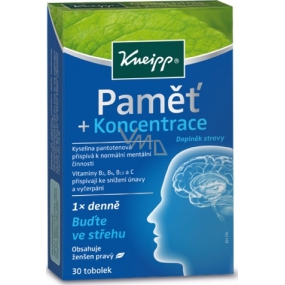 Kneipp Paměť + koncentrace doplněk stravy 30 tobolek