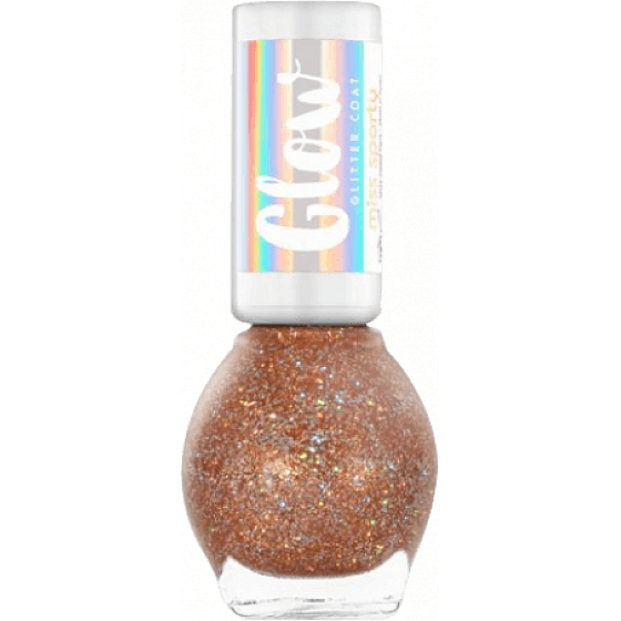 Miss Sporty Glow Glitter lak do paznokci 040, 7 ml