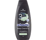 Schauma szampon Men 3w1 Węgiel & Glina, 400 ml