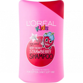 Loreal Paris Kids Very Berry Strawberry 2v1 šampon a kondicionér na vlasy pro děti 250 ml