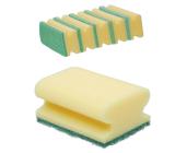 Clanax Alfa gąbka do naczyń kształtowana 90 x 65 x 41 mm 5 sztuk