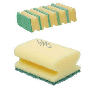 Clanax Alfa gąbka do naczyń kształtowana 90 x 65 x 41 mm 5 sztuk