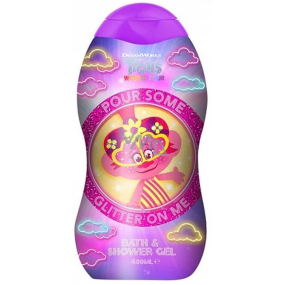 Piana i żel pod prysznic dla dzieci Trolle Glitter 400 ml