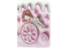 Albi 3D notatnik blok B6 różowy 18 x 13 cm