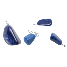 Křemen modrý Troml přívěsek přírodní kámen, M cca 3 cm, 1 kus, AA kvalita, nejdokonalejší léčitel Křemen modrý Troml přívěsek přírodní kámen, M cca 3 cm, 1 kus, AA kvalita, nejdokonalejší léčitel