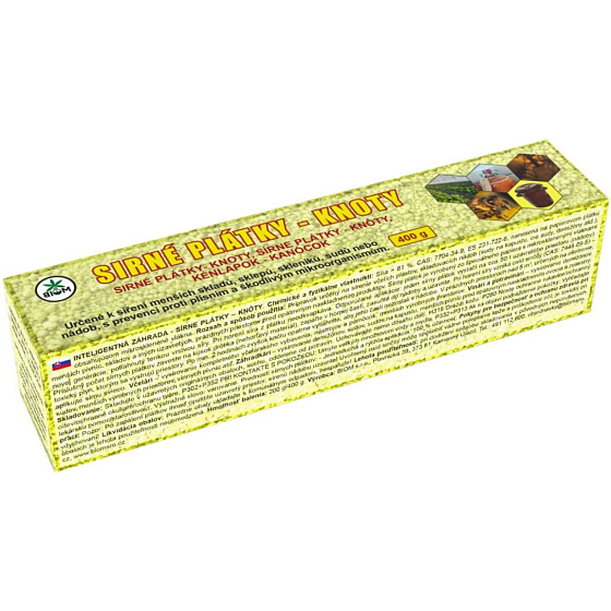 Biom siarkowe knotki plasterki, 400 g