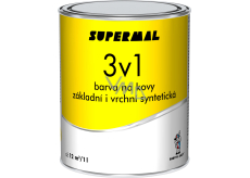 Supermal 3v1 S2177 0530 zeleň střední vrchní syntetická barva na kovy, 0,6 l