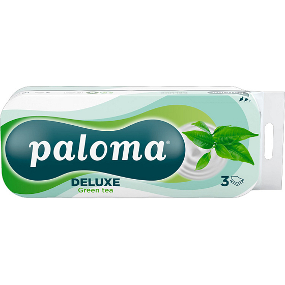 Paloma 3-warstwowy papier toaletowy Zielona Herbata, 10 rolek