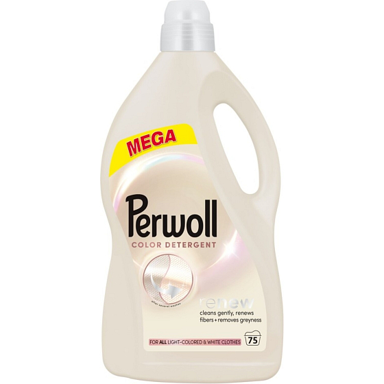 Perwoll Light Colors żel do prania do jasnych i białych ubrań 75 prań, 3,75L