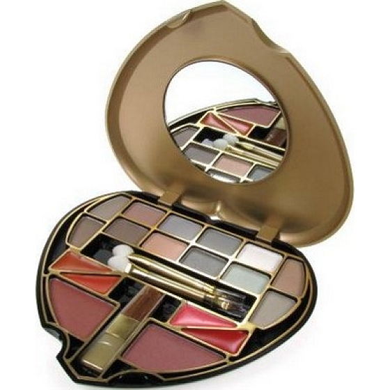 Body Collection Kosmetická paleta ve tvaru srdce 6160 1 kus
