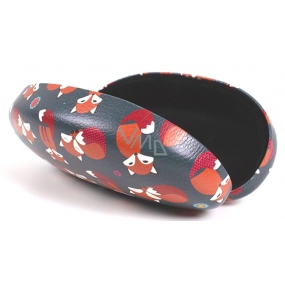 Albi Original Pouzdro na brýle Lišky, imitace kůže, 16 cm × 8 cm