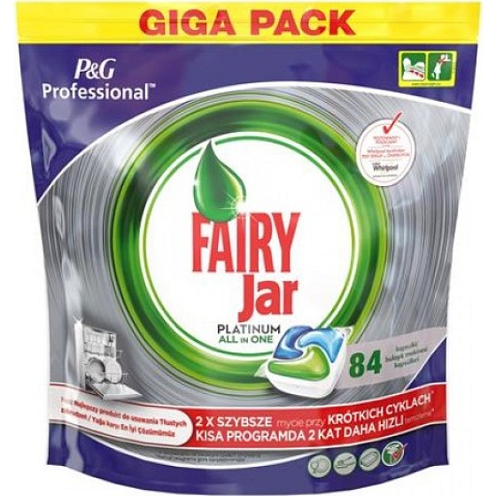 Jar Platinum All in One Green Kapsle do myčky nádobí 84 kusů
