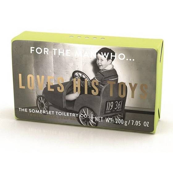 Somerset Toiletry Loves His Toys luxusní mýdlo pro muže 200 g