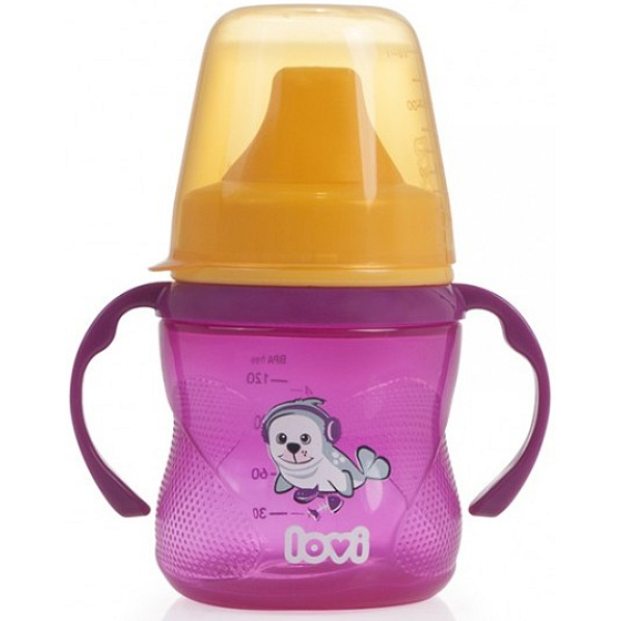 Lovi Hot & Cold Hrníček nevylévací růžový pro děti od 6+ měsíců 150 ml