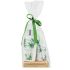 Bohemia Gifts Cannabis Olej konopny płynne mydło 300 ml + mleczko do ciała 250 ml + mydło stałe 100 g, drewniana paleta kosmetyczna zestaw