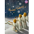 Albi Hrací přání do obálky K Vánocům, Tři andílci, Kryštof Hanzlík Koleda 15 x 21 cm