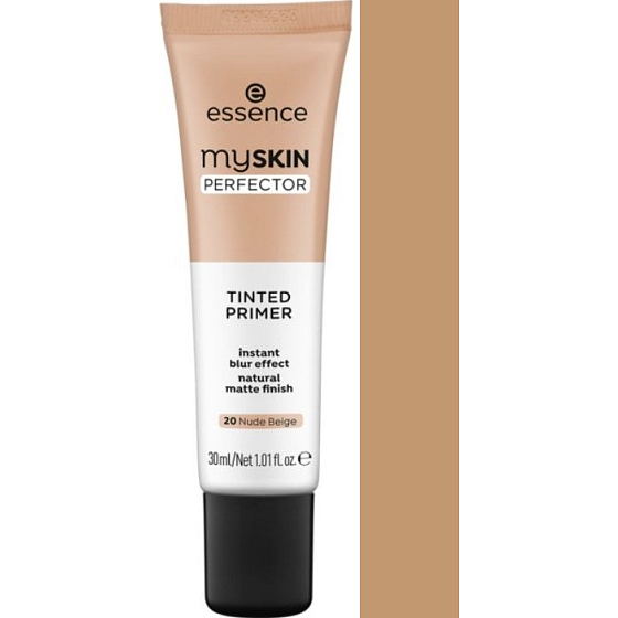 Essence My Skin Perfector Tinted Primer podklad pod make-up 20 Nude Beige 30 ml
