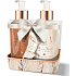 Grace Cole Pampered Hands tekuté mýdlo dávkovač 300 ml + krém na ruce a nehty dávkovač 300 ml, kosmetická sada