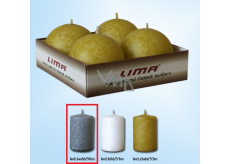 Lima Lodowa Szara Świeczka Kula 60 mm 4 sztuki