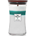 WoodWick Trilogy Icy Woodland - Ledový les vonná svíčka s dřevěným knotem a víčkem sklo velká 609 g