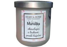 Heart & Home Świeża pościel z sojowym zapachem o nazwie Marysia 110 g