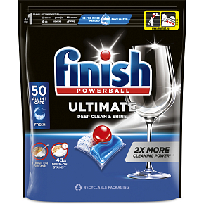 Finish tabletki do zmywarki Ultimate All in 1, 50 szt.