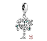 Zawieszka ze srebra 925 Rodzina to na zawsze, charms do bransoletki
