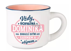 Albi Espresso kubek Dominika - Zawsze chętna, oczaruje swoim urokiem i humorem 45 ml