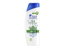 Head & Shoulders Menthol Fresh 2v1 szampon i odżywka do włosów przeciw łupieżowi 400 ml