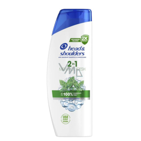 Head & Shoulders Menthol Fresh 2v1 szampon i odżywka do włosów przeciw łupieżowi 400 ml