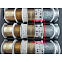 Niekupione Wstążki waniliowe YM 022 25mm x 2,5m biała złota, srebrne gwiazdki