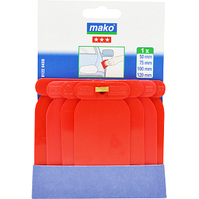 Mako japońskie szpatułki, PVC, 4 szt.