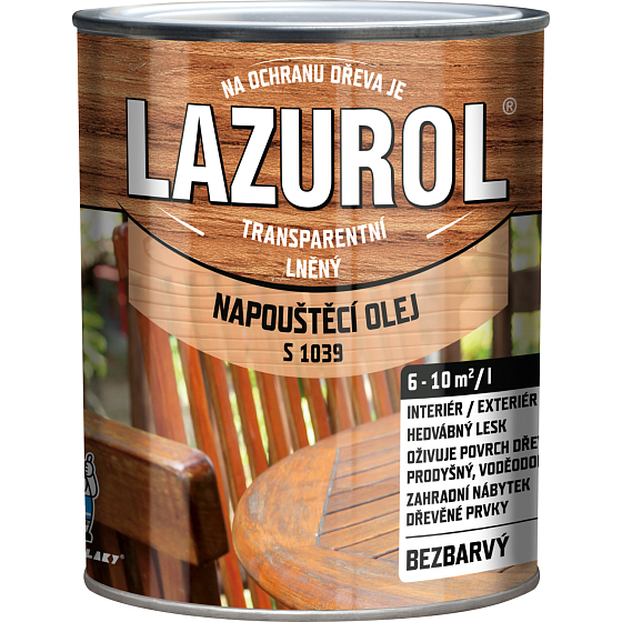 Lazurol S1039 olej do impregnacji, naturalny, 2,5 l