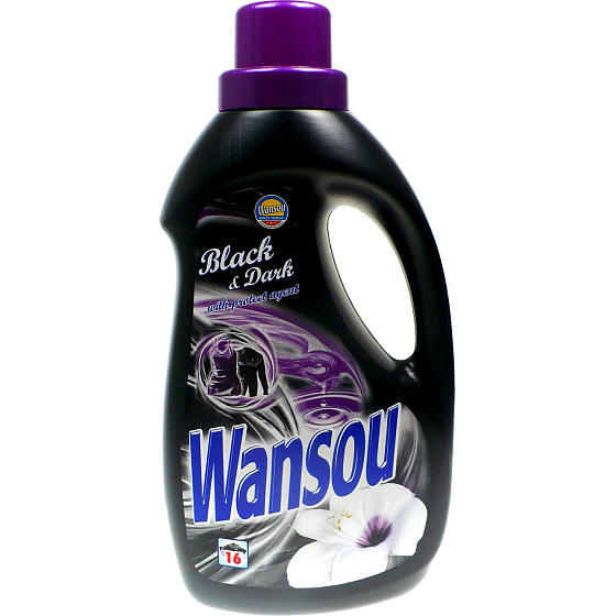 Wansou Black & Dark tekutý prací prostředek 16 dávek 1 l