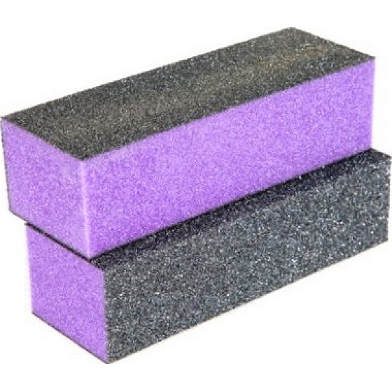 Pilník na nehty 3 stranný blok 1 kus