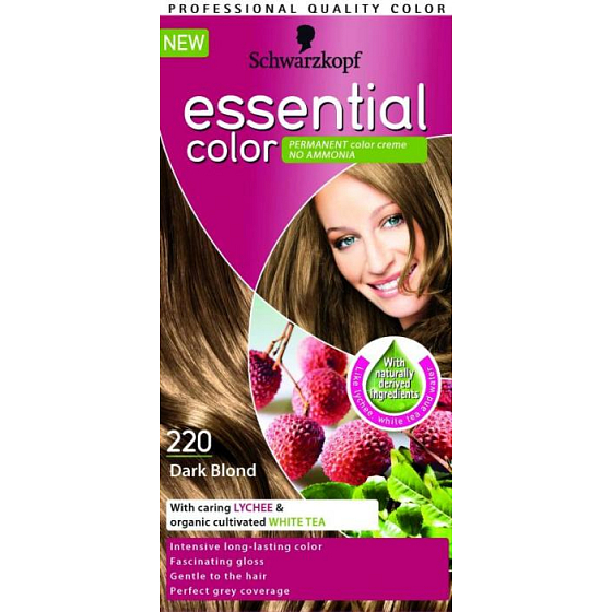 Schwarzkopf Essential Color dlouhotrvající barva na vlasy 220 Tmavě plavá