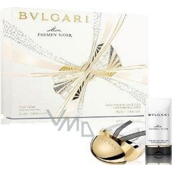 Bvlgari Mon Jasmin Noir parfémovaná voda 25 ml + tělové mléko 30 ml, pro ženy dárková sada