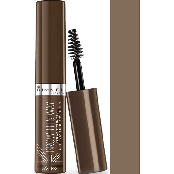 Rimmel London Brow This Way Brow Styling gel na obočí 002 Medium Brown 5 ml