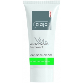 Ziaja Med Antybakteryjny lekki krem do twarzy przeciw trądzikowi regulujący wydzielanie sebum 50 ml
