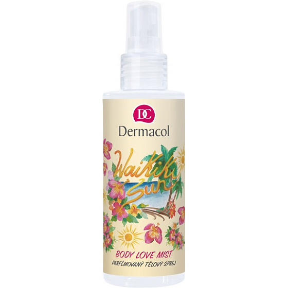 Dermacol Love Mist Waikiki Sun parfémovaný tělový sprej pro ženy 150 ml