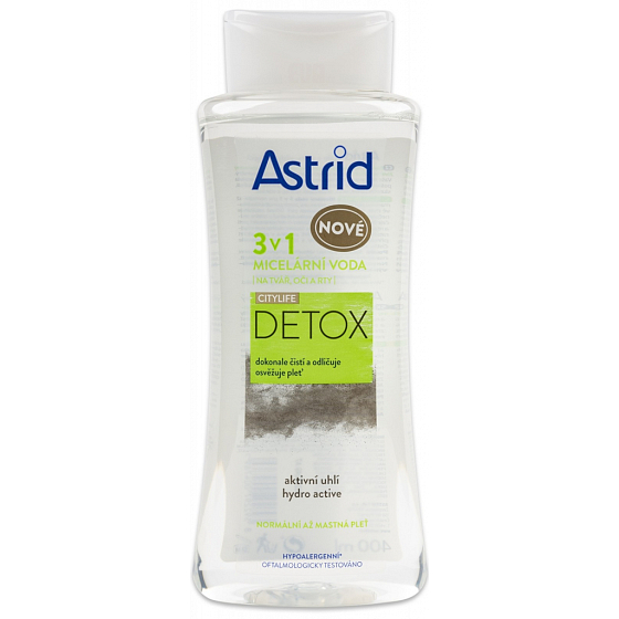 Astrid Citylife Detox 3w1 micelarna woda dla skóry normalnej i tłustej 400 ml