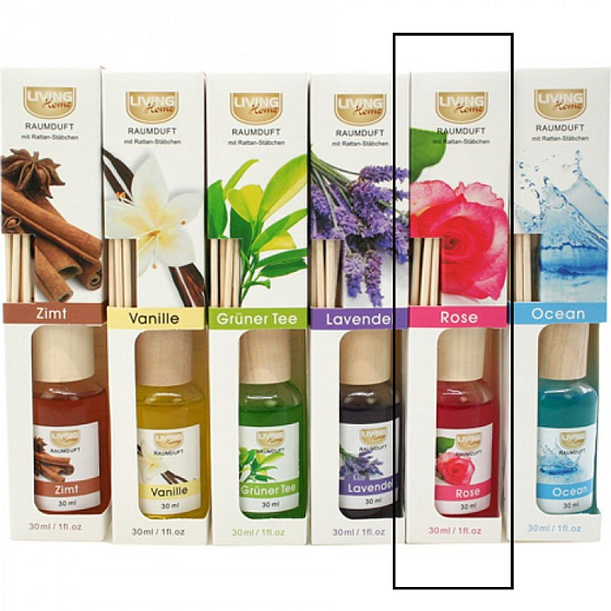 Living Home Pokojová vůně Rose - Růže difuzér 30 ml