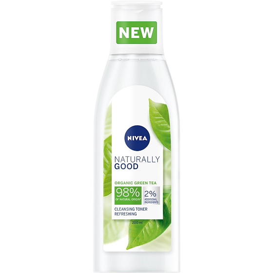 Nivea Naturally Good čisticí pleťová voda 200 ml