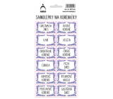 Arch Samolepky na kořenky Lawenda - Grilovací mieszanka 11 x 23,5 cm 0413 SK