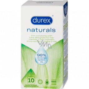 Durex Naturals kondom nominalna szerokość: 56 mm 10 sztuk