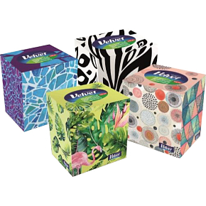 Velvet Balsam 3-warstwowe chusteczki papierowe, 60 szt.