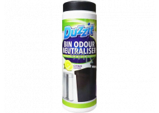 Duzzit Bin Odour Neutraliser neutralizér zápachu do košů a popelnic s vůní citronu 300 g