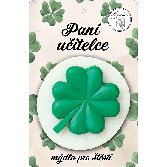Bohemia Gifts Paní učitelce ručně vyráběné tvarované toaletní mýdlo 90 g