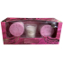Heart & Home Dotek anděla sójová mini svíčka 45 g + šumivé tablety do koupele 2 x 130 g, dárková sada pro ženy