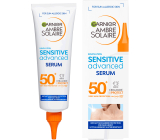 Garnier Ambre Solaire Sensitive Advanced SPF 50+ serum ochronne przeciw promieniowaniu słonecznemu z ceramidami 125 ml